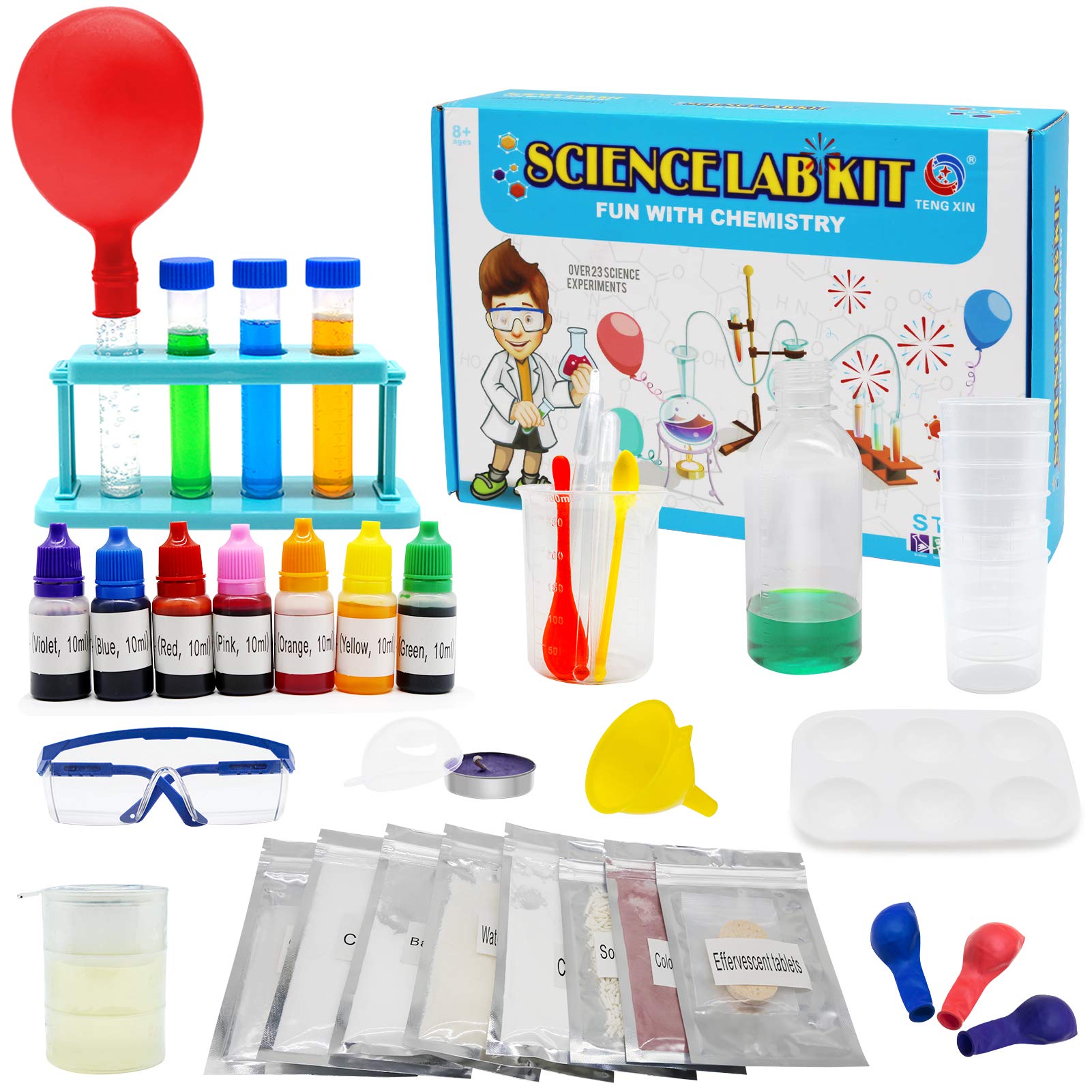 Science Kits for Kids Scientist Lab Experiment Chemistry Kit Toys for Kids Over 32 Science Lab Experiments