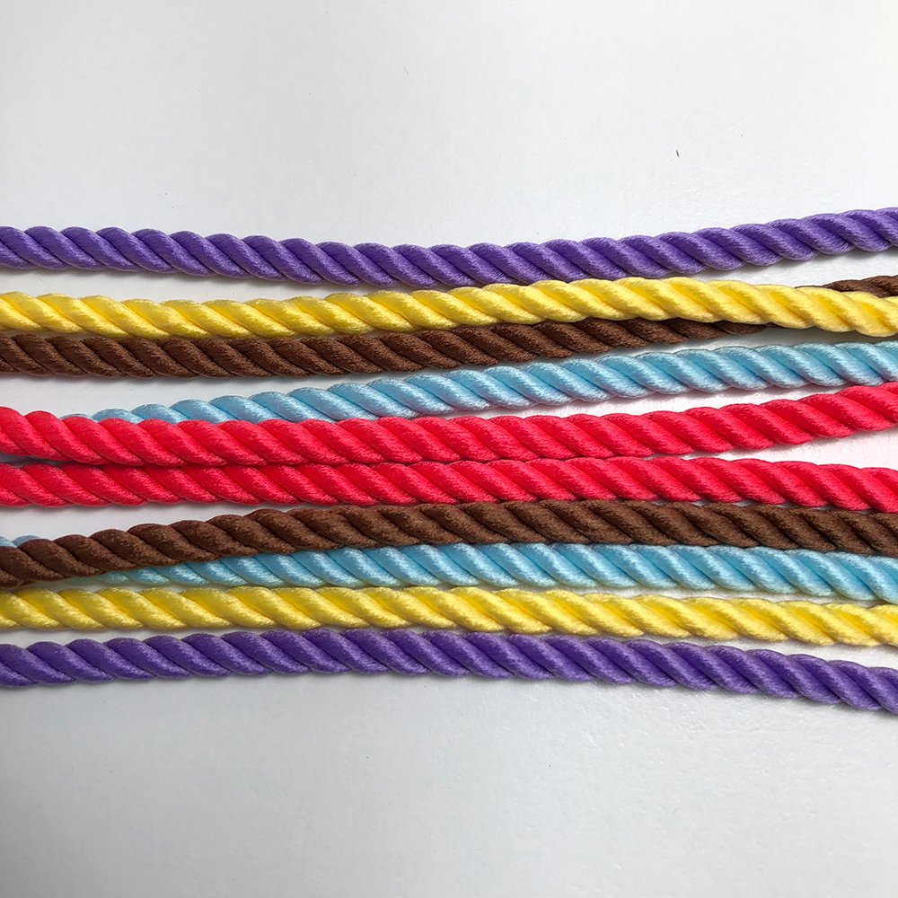 Amazon.co.jp: 64色から選べる艶（つや）のある撚り紐 撚紐 よりひも