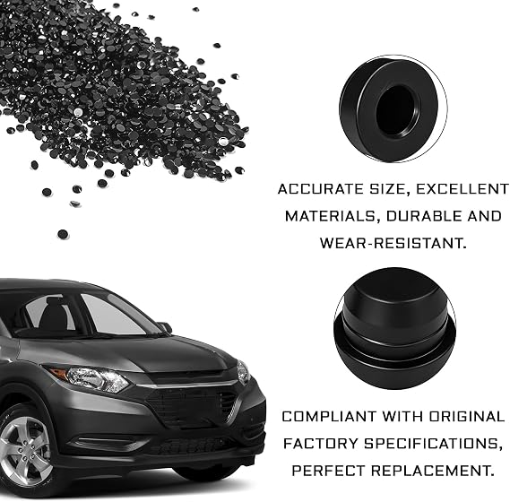 Radiator Support for Honda 4PCS Radiator Rubber Upper Lower Cushion Mount Bushings Replacement for Honda Civic CRV HRV Odyssey Rubber for Radiators Base Bracket 74173-SJ4-000 74172-SM4-000