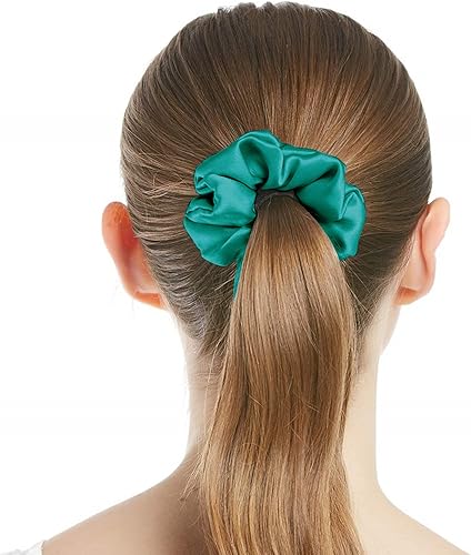 Miniatura 7 de Ciana Lujosa funda de almohada de satén para cabello y piel, juego de 2 fundas de almohada de satén, 1 máscara de ojos, 1 coletero, juego de sueño