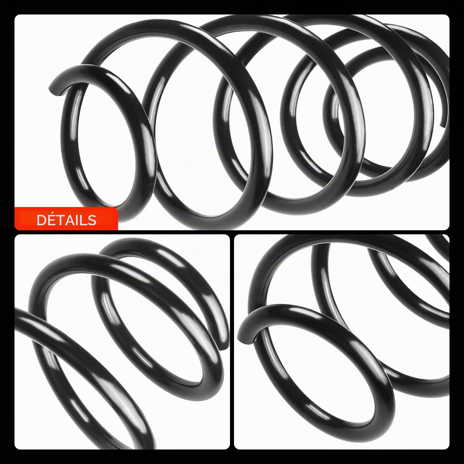 Frankberg 2 ressorts de suspension pour essieu avant 5002YZ | Compatible avec: DS3 SA