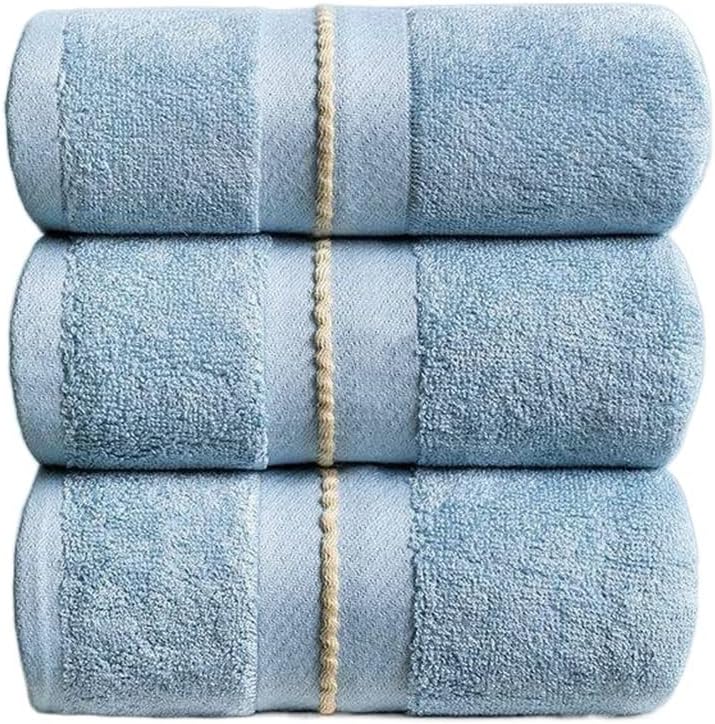 Big Towel boy wash a face Household Lady Absorb Water to Increase Thickening(A 3PS)