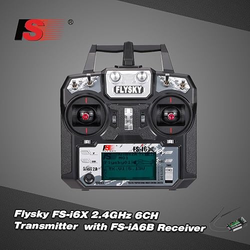 Miniatura 2 de GoolRC Flysky FS-i6X 2.4GHz 10CH AFHDS 2A Transmisor RC con receptor FS-iA6B para RC Drone Avión Helicóptero