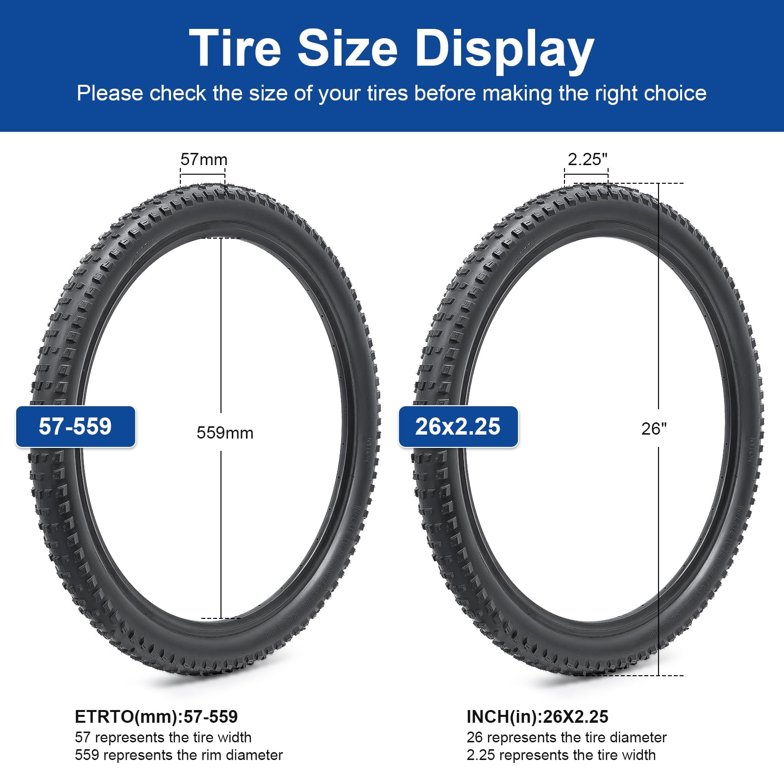 Road Bike Wheel 26 Inch Bike Tire In Mm (50-559) Bike Tire 26 Inch