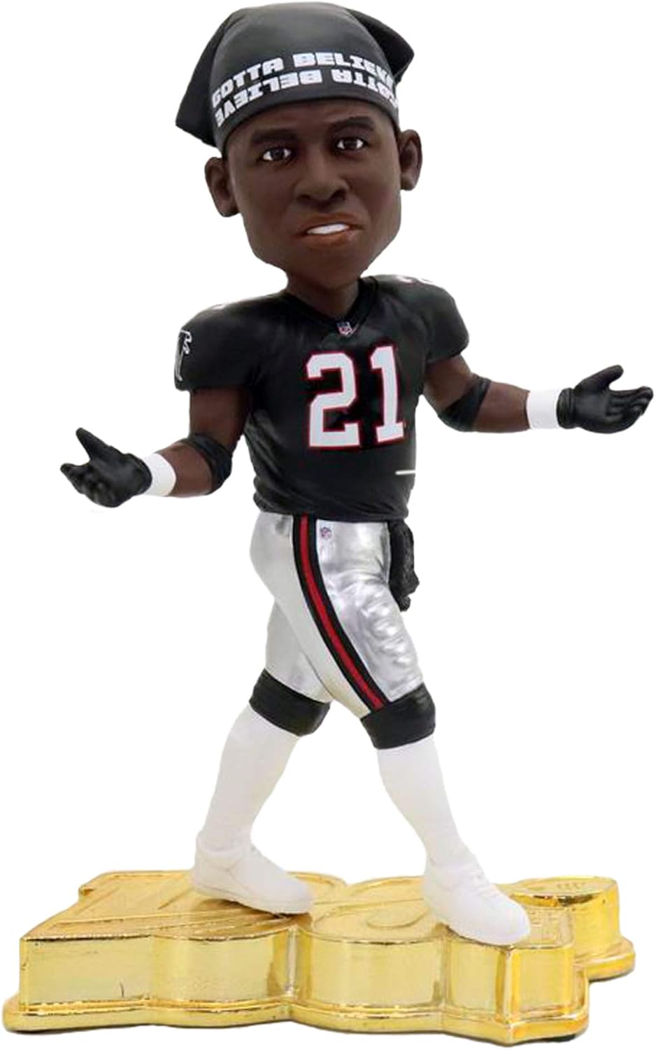 NFL 100 Exclusive Bobbleheads Deion Sanders (Atlanta Falcons) NFL 100 Gold Exclusive Bobblehead #100 : Sports & Outdoors