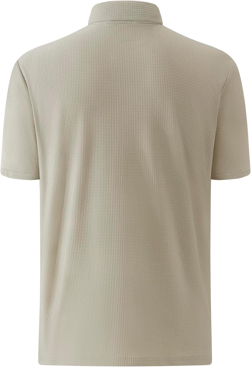 Mens Golf Shirt Short Sleeve Moisture Wicking Performance Solid Casual Collared Golf Polo Shirts for Men - Image 2