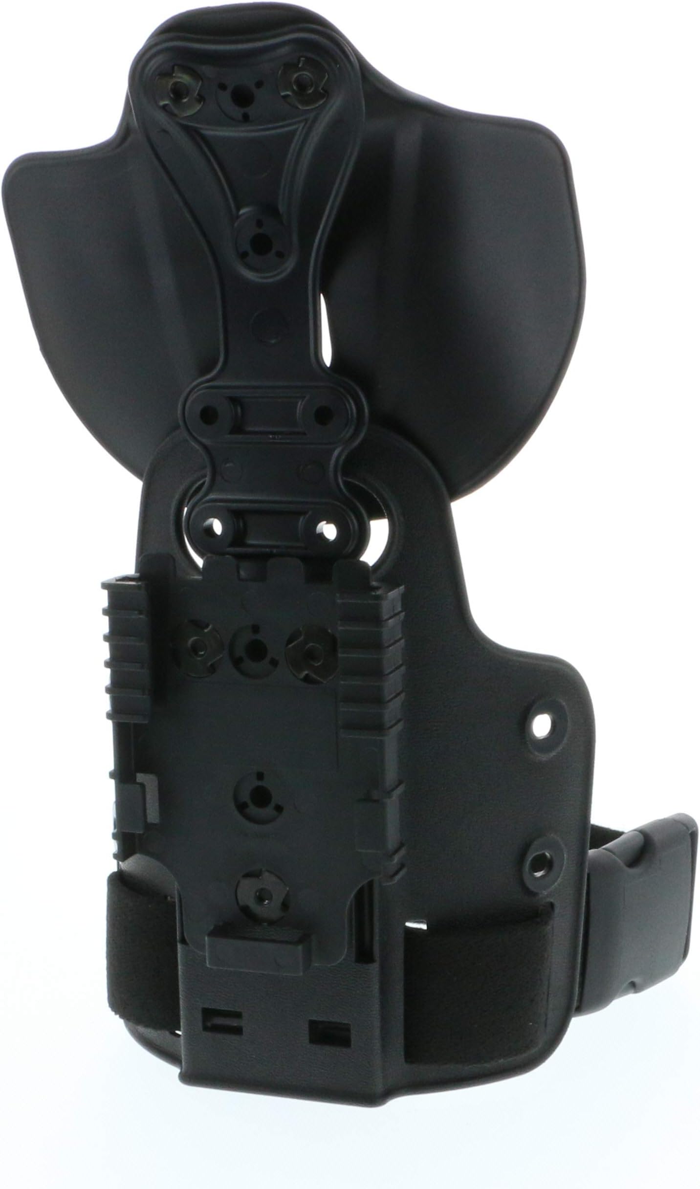 6004Ufa & 568BL On Single Strap Leg Shroud W/Qls 22 Receiver, Plain Right Hand, Black