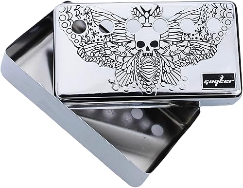 Guyker Humbucker - Cubierta de pastilla (1.969 in2.047 in de distancia entre varas)  Juego de marcos de pastillas para puente de cuproníquel y