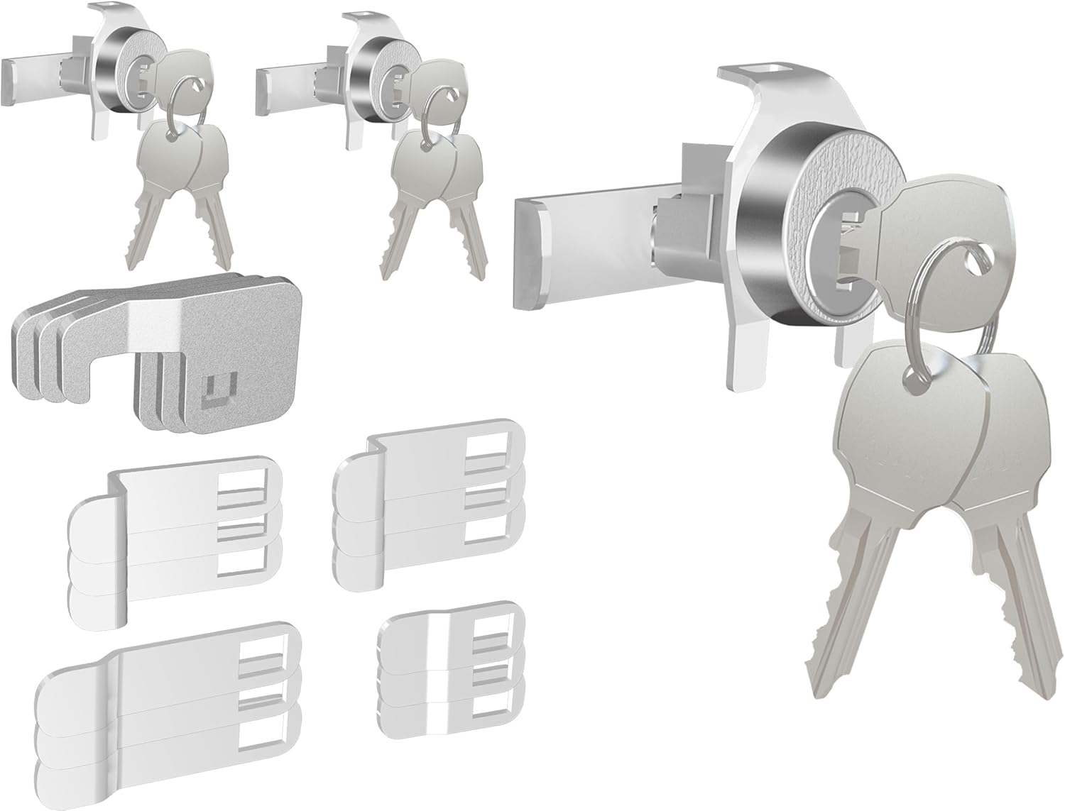 3 Pack L-1172C Mailbox Lock Replacement C9100, Mailbox Lock with Keys Replacement for USPS Mailbox Key Lock, 3 Keys and C7120 Cam