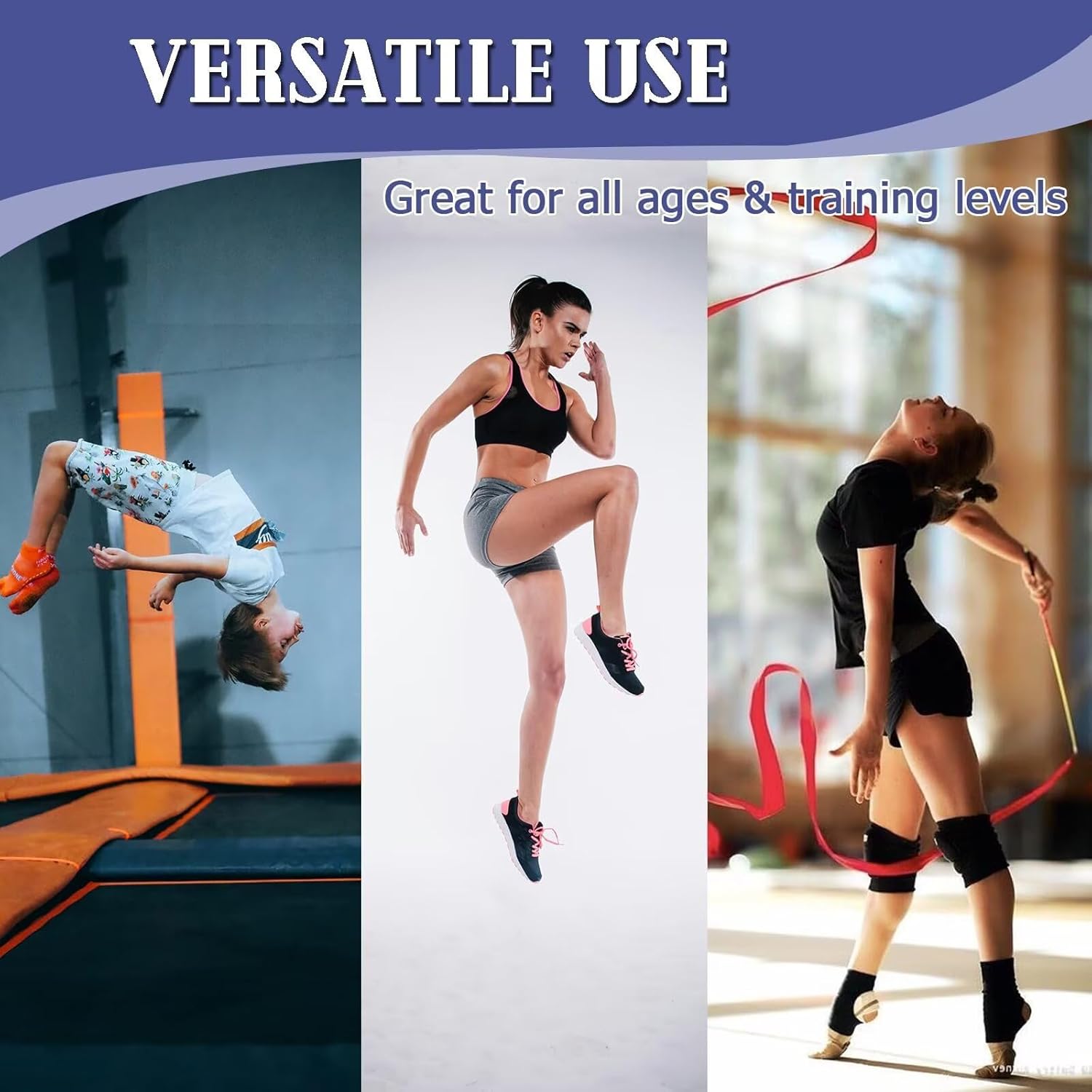 Pool Diving Board for Adults, Gymnastics Springboard with High-Elastic Springs, Non-Slip Surface, Heavy-Duty Wood Frame, Diving Platform for Poolside or Vault Training (Blue 9-spring Upgrade)