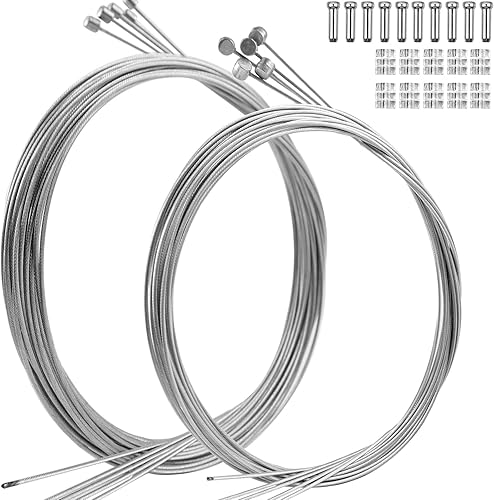 Juego de cables de cambio de cable de freno de bicicleta, juego de cables de cambio de línea de freno para bicicleta de montaña y bicicleta de