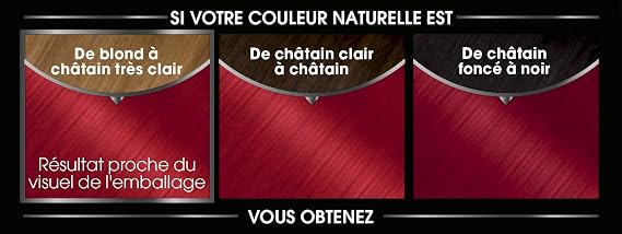 Garnier Olia Hair Dye N ° 6.6 Rouge Intense