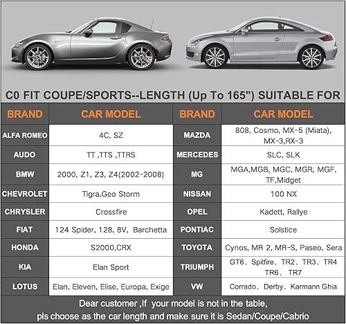 Vista 79 de Kayme - Cubierta impermeable resistente de 6 capas para camioneta, apta para todo clima, protección para exteriores contra lluvia y rayos UV, ajuste