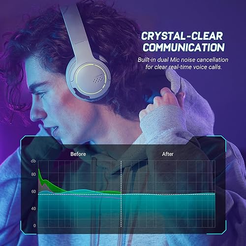 Miniatura 6 de Edifier HECATE G2BT - Auriculares inalámbricos para juegos para teléfonos móvilestabletasportátilesinterruptor, auriculares Bluetooth con