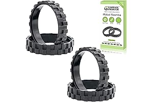 4 Pack Tires Replacement Parts for iRobot Roomba Series 500, 600, 700,...