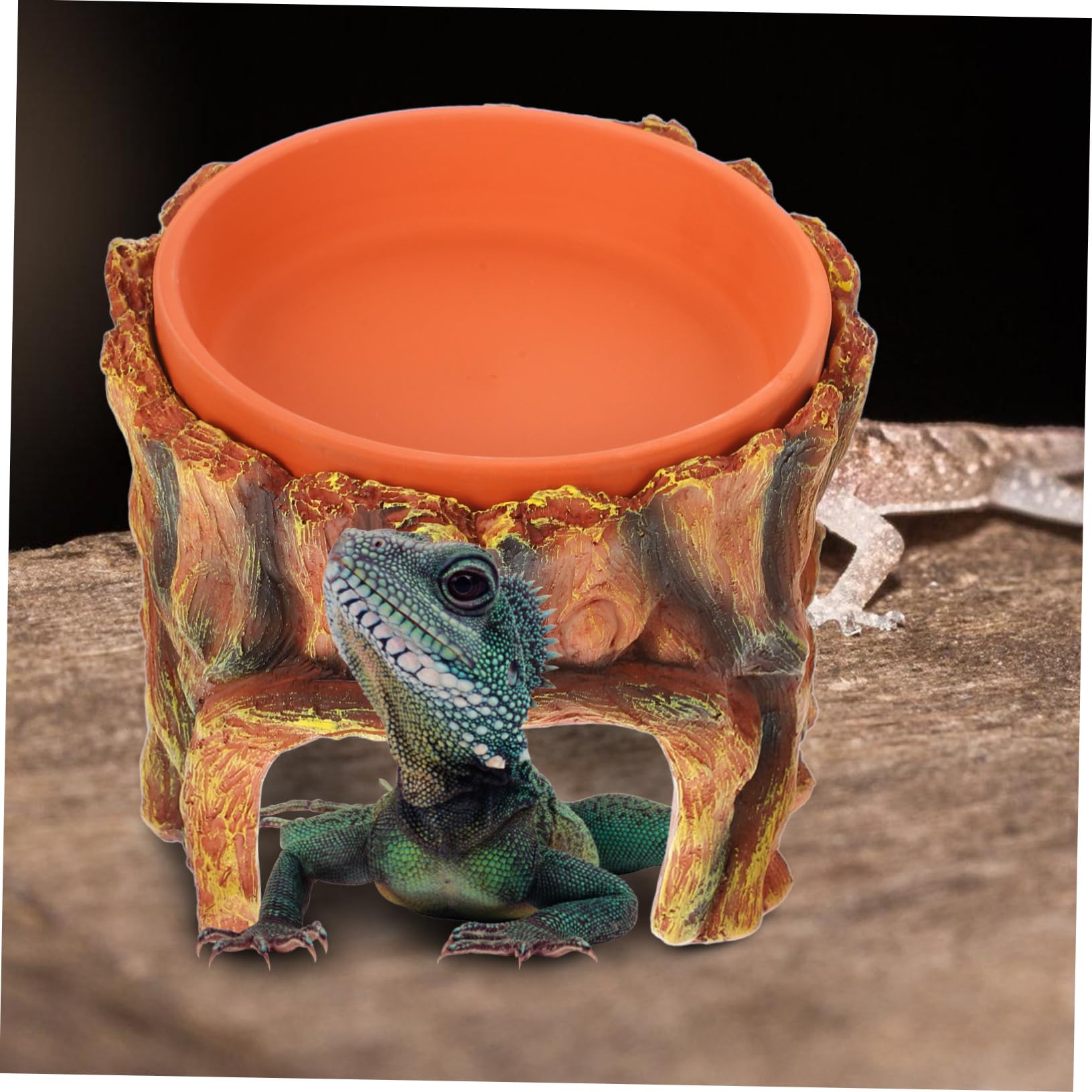 Toyvian Nascondiglio per Rettili per Gechi Leopardini e Sicuro Facile Installazione Versatile come Decorazione da Animali Domestici