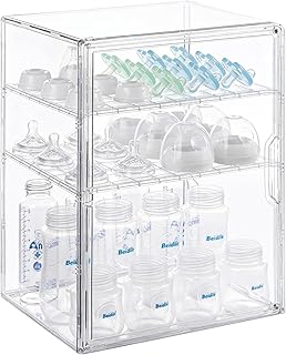 Baby Bottle Organizer – 3-Tier Bottle Storage Organizer Baby for Bottles...