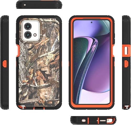 Miniatura 6 de CoverON Funda resistente diseñada para Motorola Moto G Stylus 5G (2023), resistente grado militar de grado A grabado, funda protectora híbrida