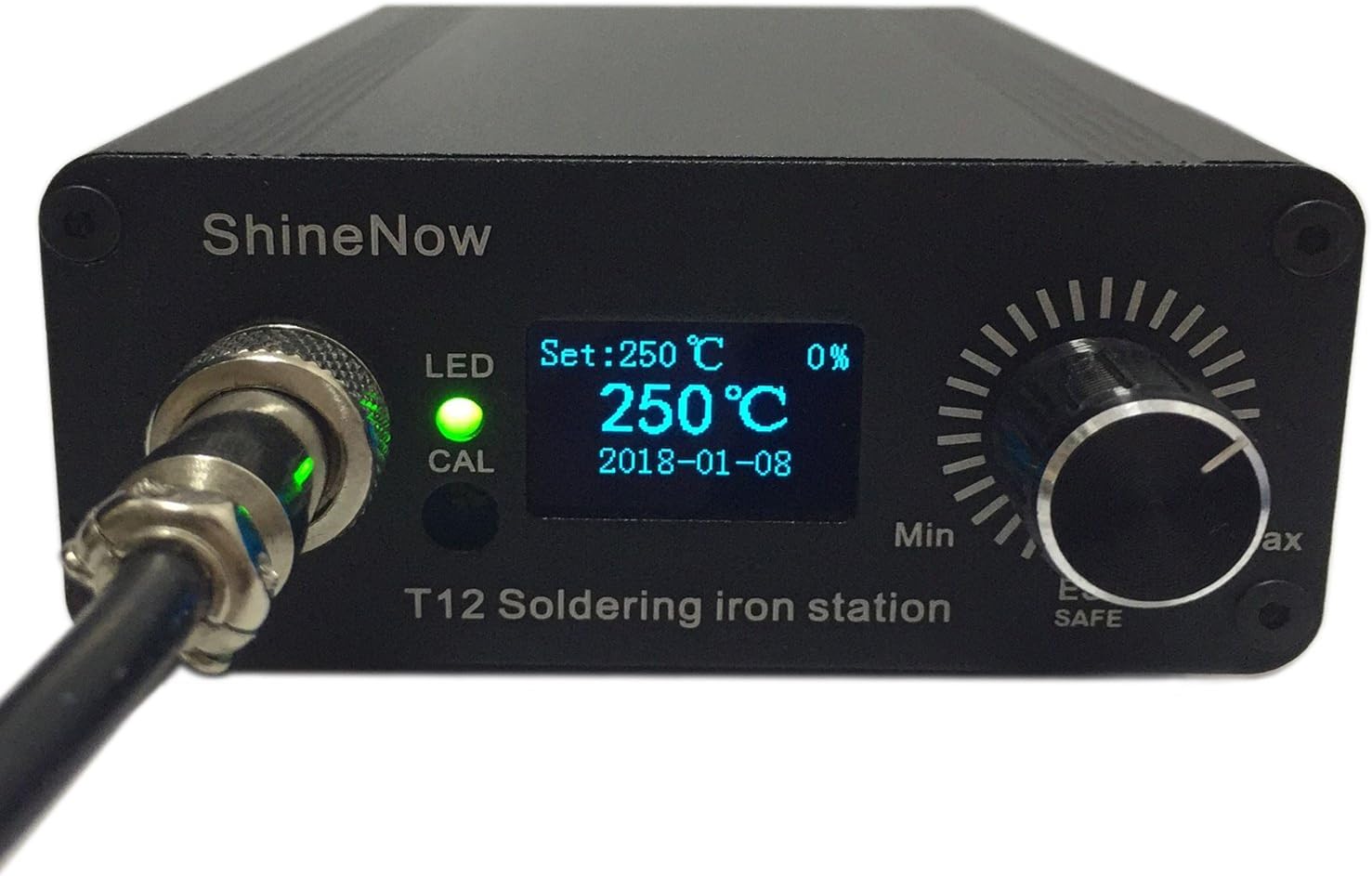 Soldering Station Kit,Digital Portable Soldering Station Temperature Controlled,with 2 pcs T12 Tips