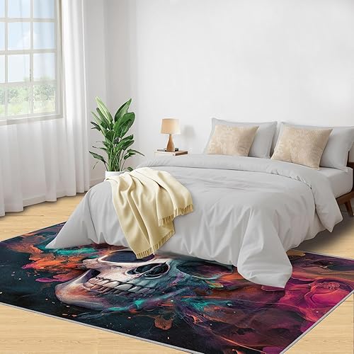 Miniatura 27 de Alfombras temáticas de hacker para dormitorio, alfombra digital de arte abstracto, alfombras Cyberpunk para sala de estar, alfombra antideslizante