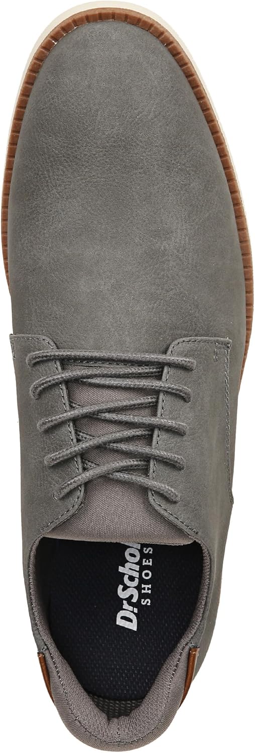 Dr. Scholl's Shoes Men's Sync Plain Toe Dress Casual Oxford, Dark Grey Smooth, 13 Wide - Image 5