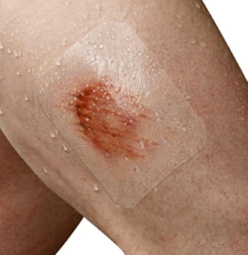 Miniatura 12 de Nexcare Tegaderm - Apósito transparente impermeable de 4 x 4¾ pulgadas, vendaje de película de 4 unidades para el cuidado de heridas, sella el agua,