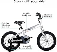 Vista 2 de JOYSTAR Whizz Kids Bike 12 14 16 18 Inch Kids' Bicycle for Toddler and Kids Ages 2-9 Years Old, BMX Style Boys Bike with Training Wheels, Children