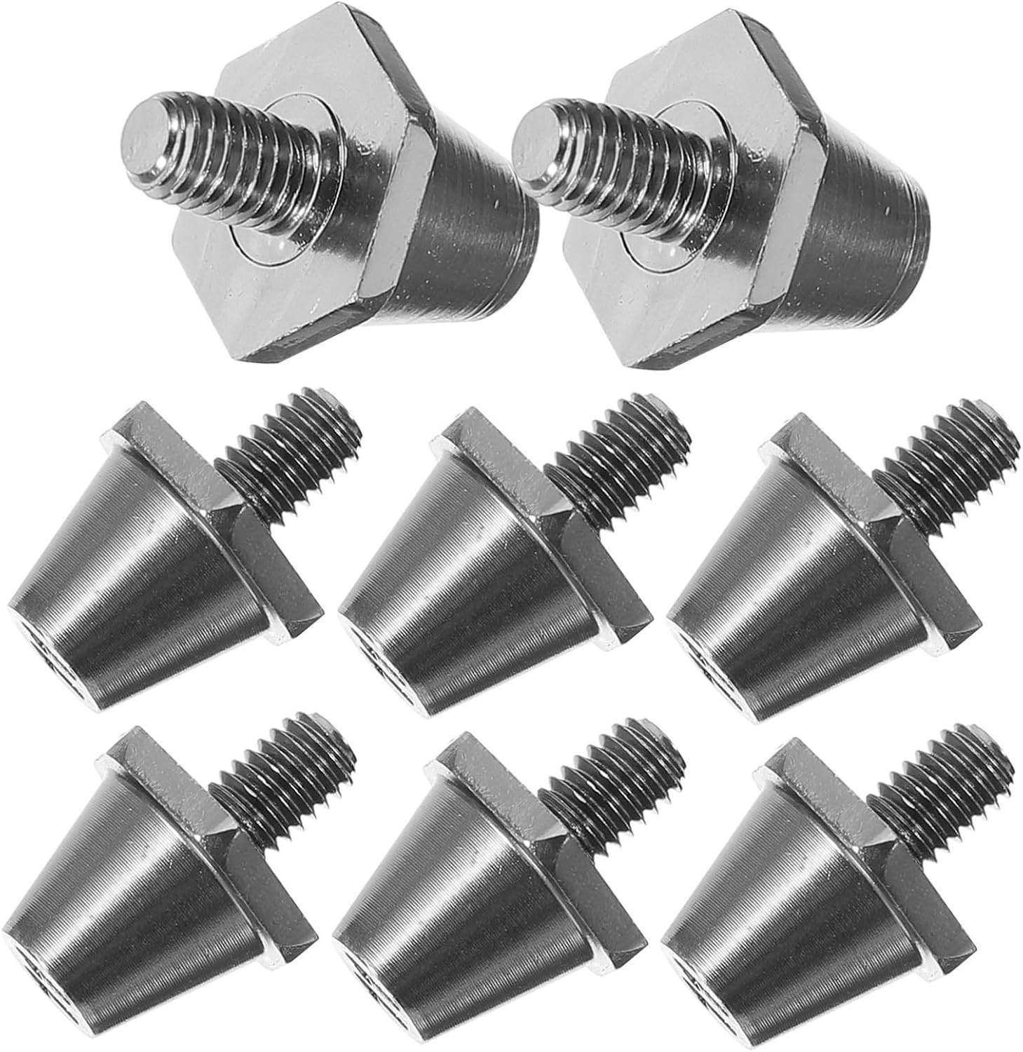 KICHOUSE 8pcs Professional Track Spikes Running Shoes Nails Replacement Studs for Sports Alumium Metal Cleats Anti-Slip Nails for Football Golf Shoes