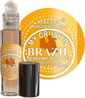 MOBETTER FRAGRANCE OILS' My Crush In Brazil Perfume Body Oil, Travel Size Roll On
