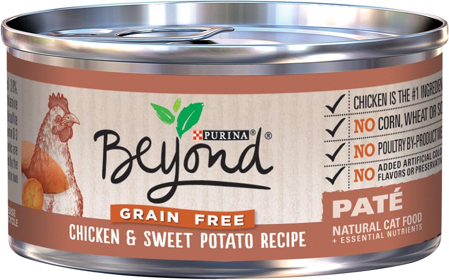 Purina Beyond Natural, Adult Wet Cat Food Pate - (12) 13 oz. Cans