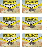 COLA RATO RATOEIRA ADESIVA ARMADILHA PEGA RATOS KELLMAT KELLDRIN - KIT 6 UNIDADES