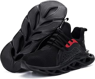 Steel Toe Shoes Men Women-Indestructible Safety Sneakers Work Shoes Light Lightweight Industrial Construction Shoe
