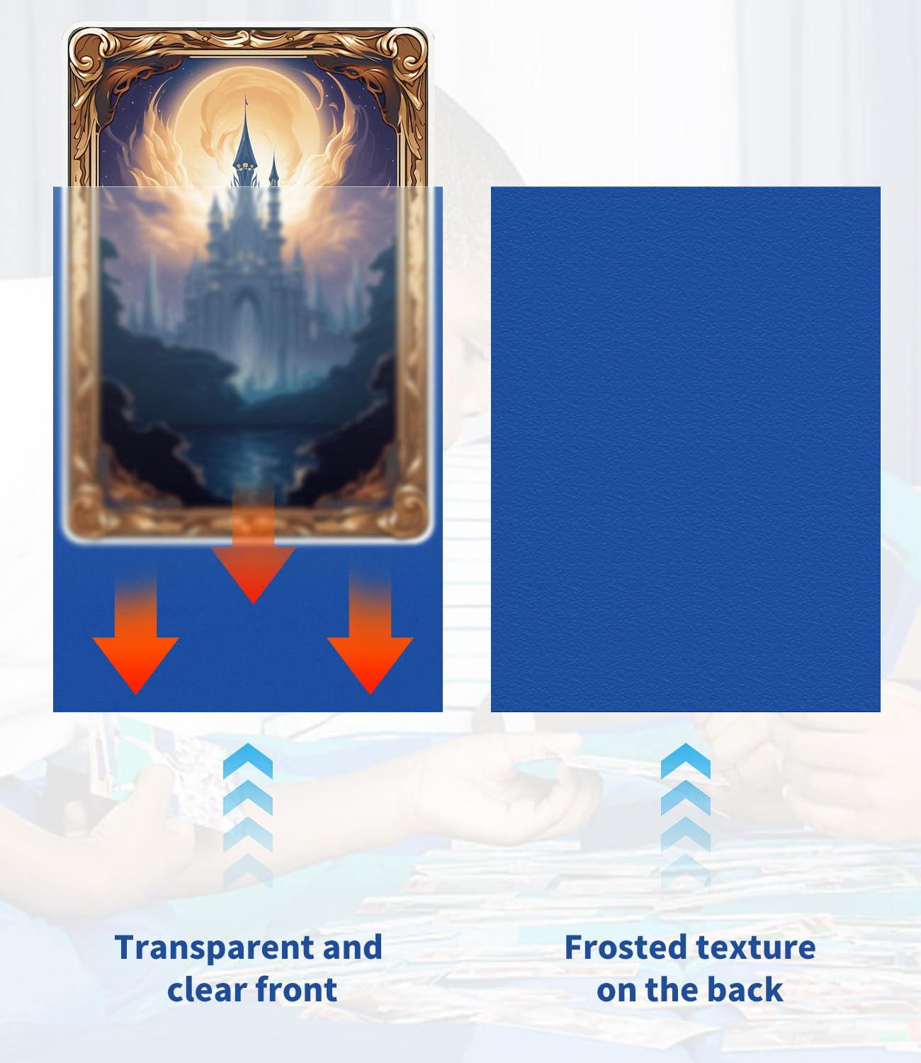 600 Pezzi Bustine Carte,66 x 91 mm Buste Proteggi Carte,Card Sleeves