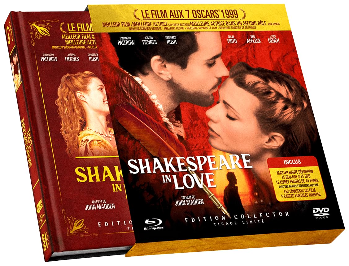 Shakespeare in Love DVD: Película Romántica Clásica en Edición Estándar para Coleccionistas