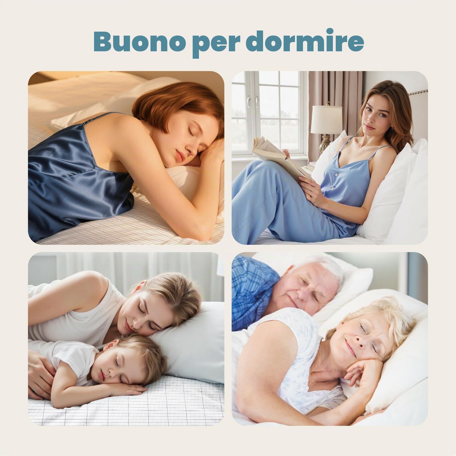 Mowend Grounding Mat, tappetino da terra per letto, 95% cotone biologico + 5% pura fibra argentata, ideale per sonno, energia, sollievo dal dolore, infiammazione, equilibrio, linea di messa a terra