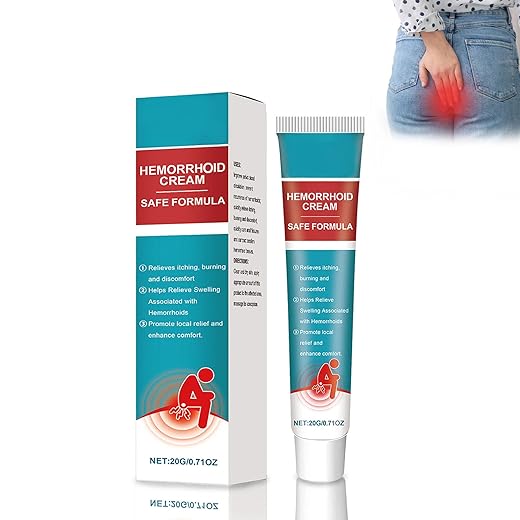 Hemorrhoid Cream - 20g, Gentle Formula with Witch Hazel for Lasting Comfort, Bringing Comfort to Sensitive Skin