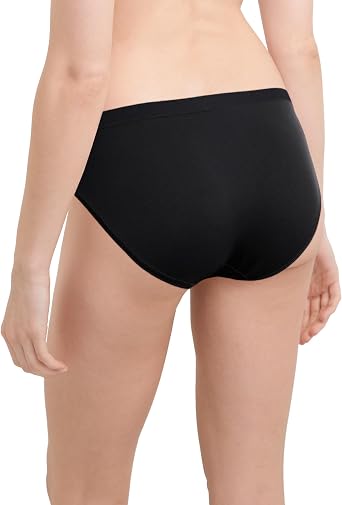 Hanes Women's Seamless Underwear Pack, Comfort Flex Fit Bikini Boyshort or Thong Panties, 6-Pack