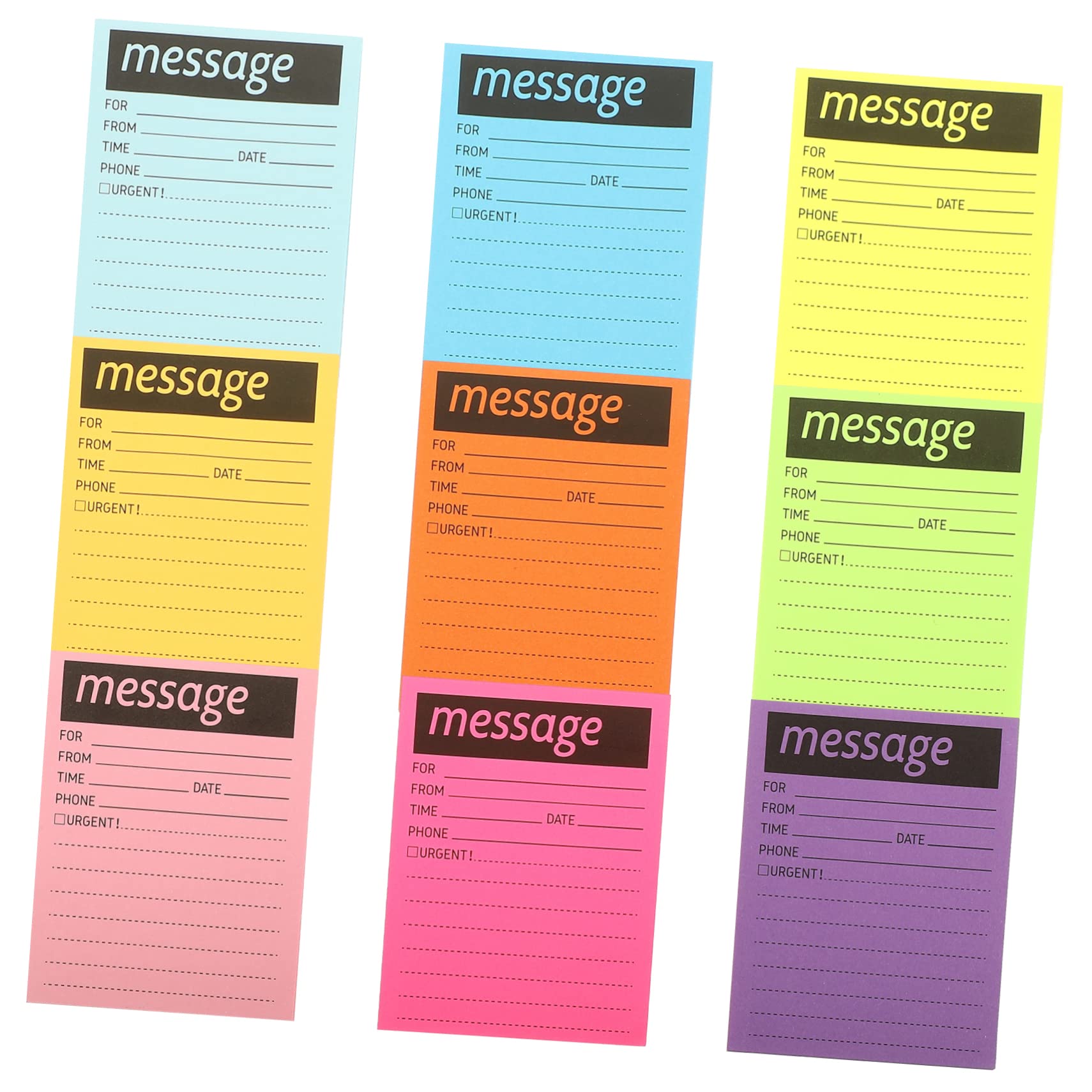 Tavolette Adesive per Appunti Multicolori 9 Libri, Carta