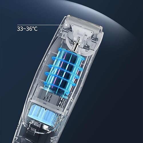 Miniatura 3 de Cortadora de pelo para bebés, afeitadora de pelo eléctrica, kit de corte de pelo para bebés, succión USB, seguridad y resistente al agua,