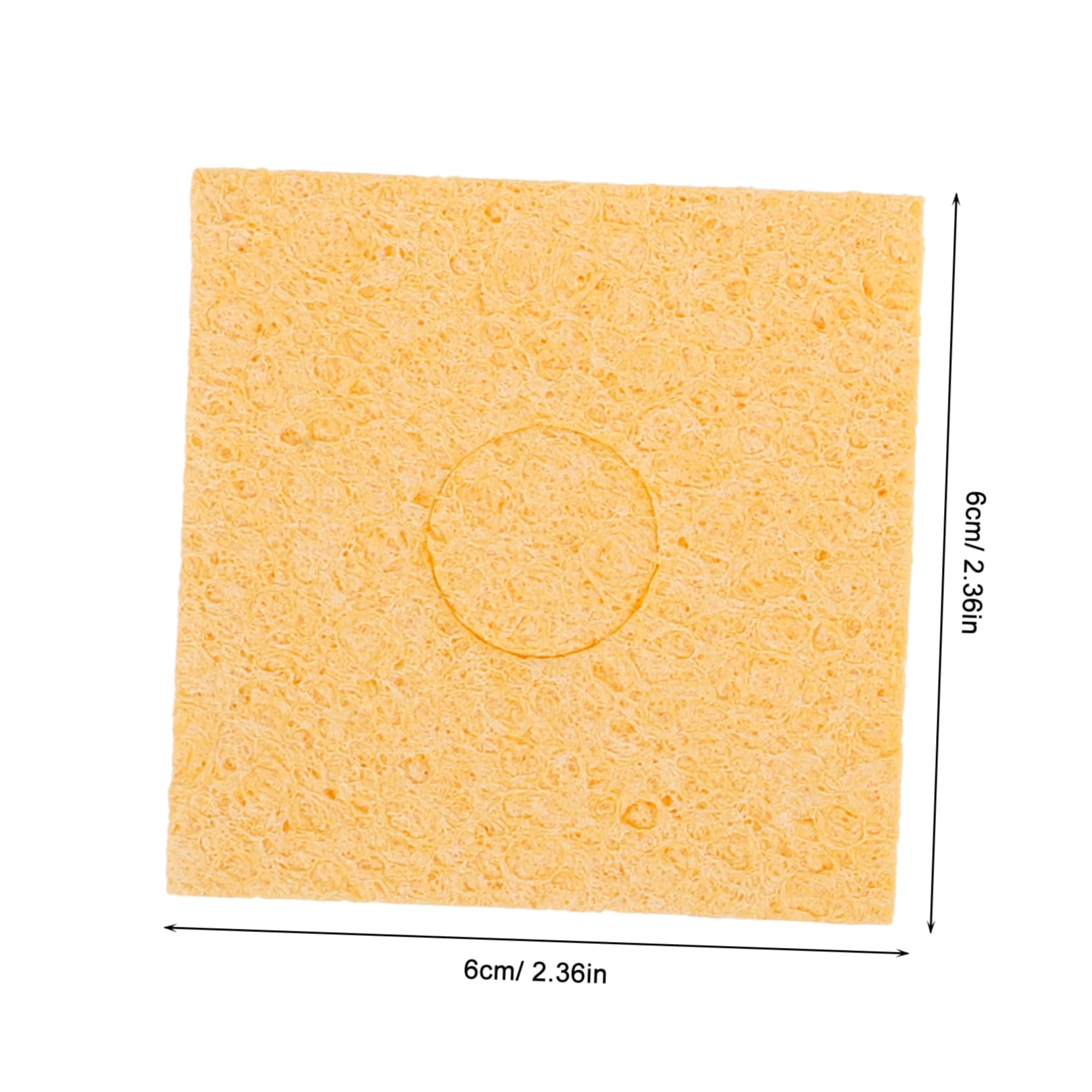 WOONEKY 10pcs Iron Cleaner Wood Pulp Cotton Solder Sponge Coil Tip Cleaner Solder Tip Cleaner