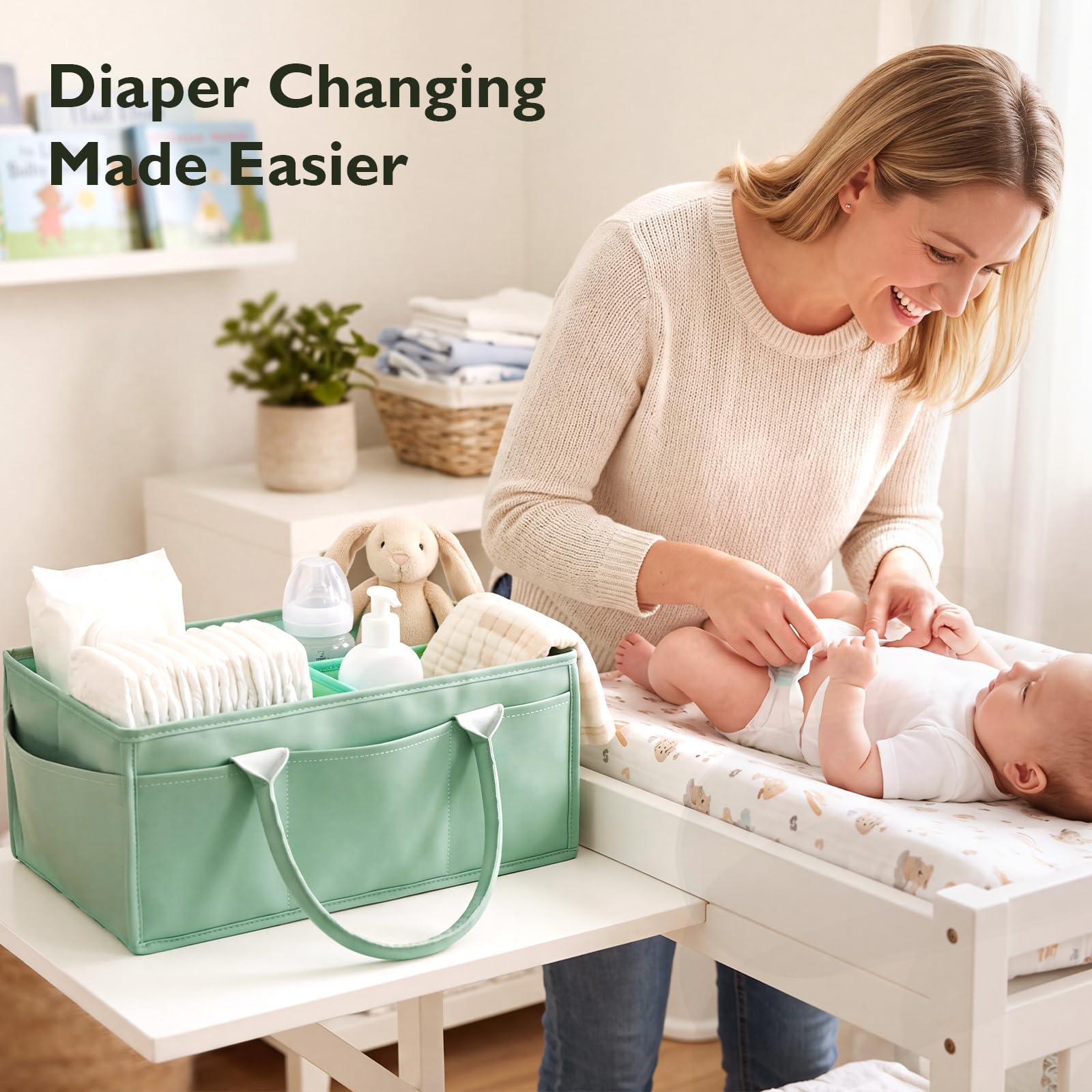 WERNNSAI Organizer per pannolini per bambini, regalo portatile per baby shower