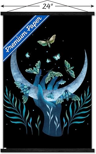 Miniatura 3 de Trends International Episodic Drawing - Moth Hand Wall Poster with Magnetic Frame