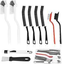 Set de 10 Brosse Nettoyante,Brosse Joint Salle de Bain,Brosse Metallique,Nettoyeur Fenetre,pour Nettoyer Les Fissures et Les Rainures Rouillées dans Les Salles de Bains, Les Cuisines et Les Toilettes