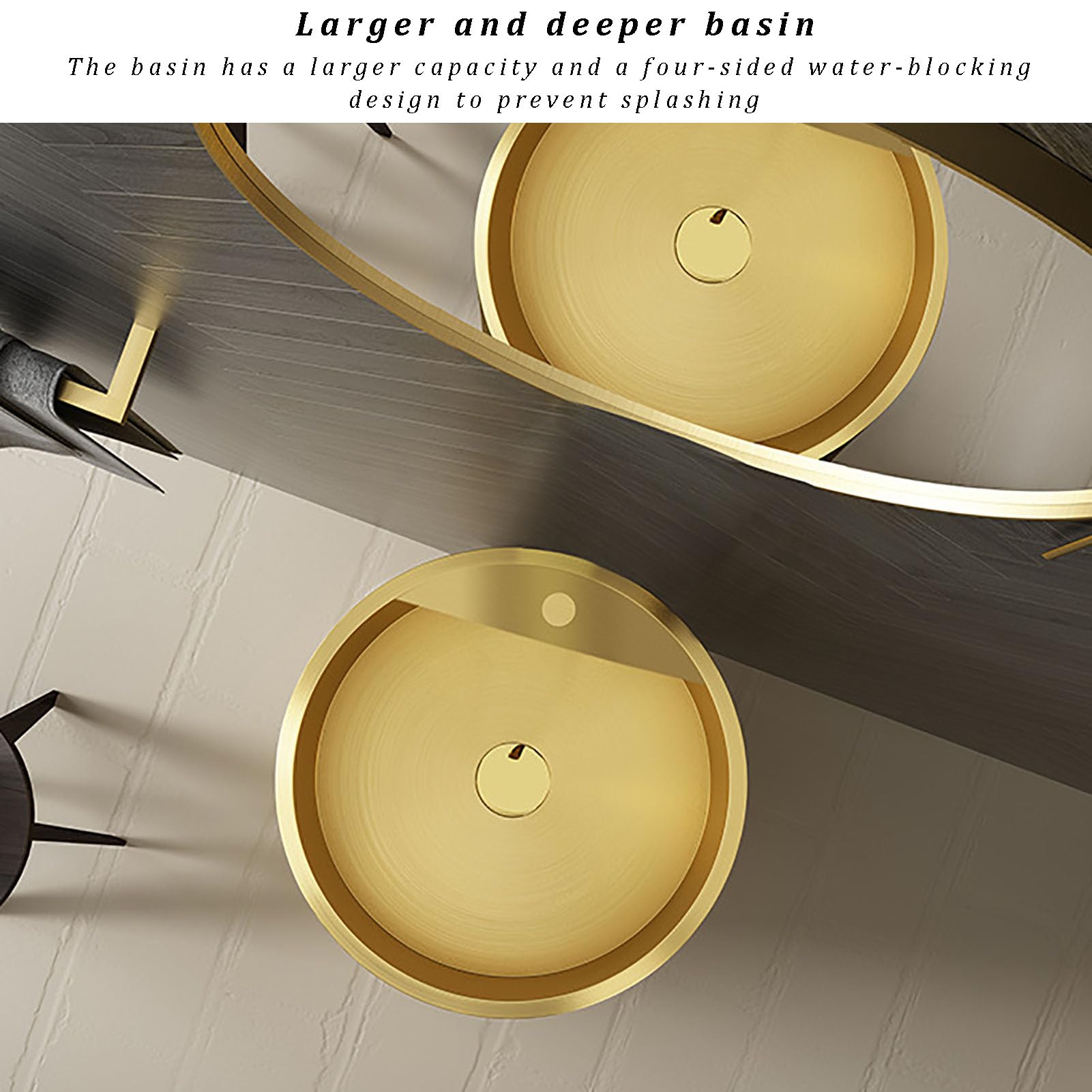 Lavabo Redondo con Pedestal, Lavamanos Independiente de Acero Inoxidable, Lavabo Comercial para Baño con Cubeta Profunda y Diseño Antisalpicaduras(39x39x80cm(15x15x31), A)