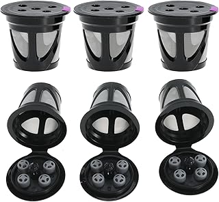Stainless Mesh Coffee Filter, Reusable Coffee Capsule Filter, Compatible with K-Cup Keuring K Supreme and Keuring Brewers ...