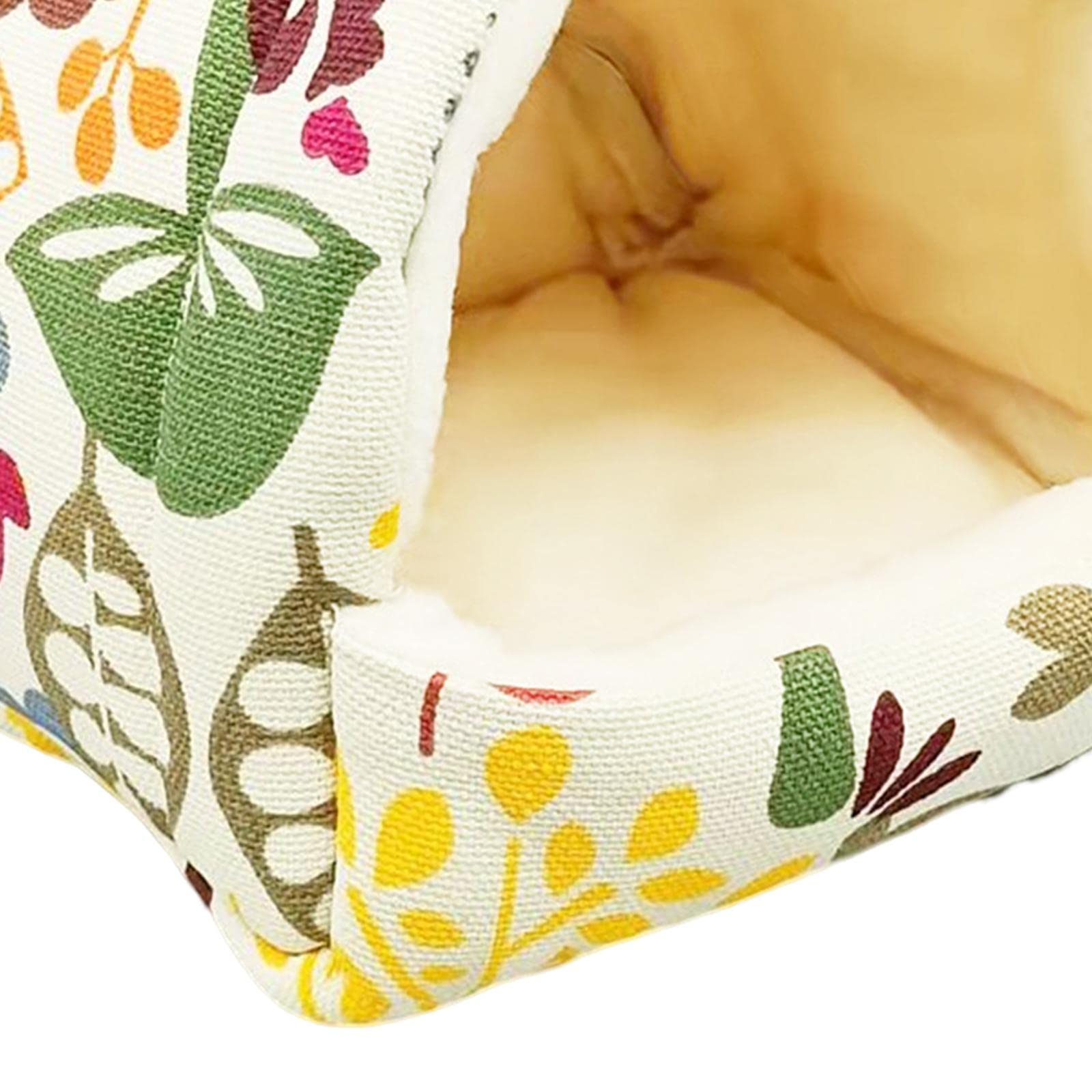 Generico Inverno Pappagallo Gabbia Hideaway Grotta Peluche Capannone Gabbia per Uccelli Letto a Pelo Casa Capanna Uccello Appeso Nido per Inseparabili, 15 cm x 15 cm x 14,5 cm