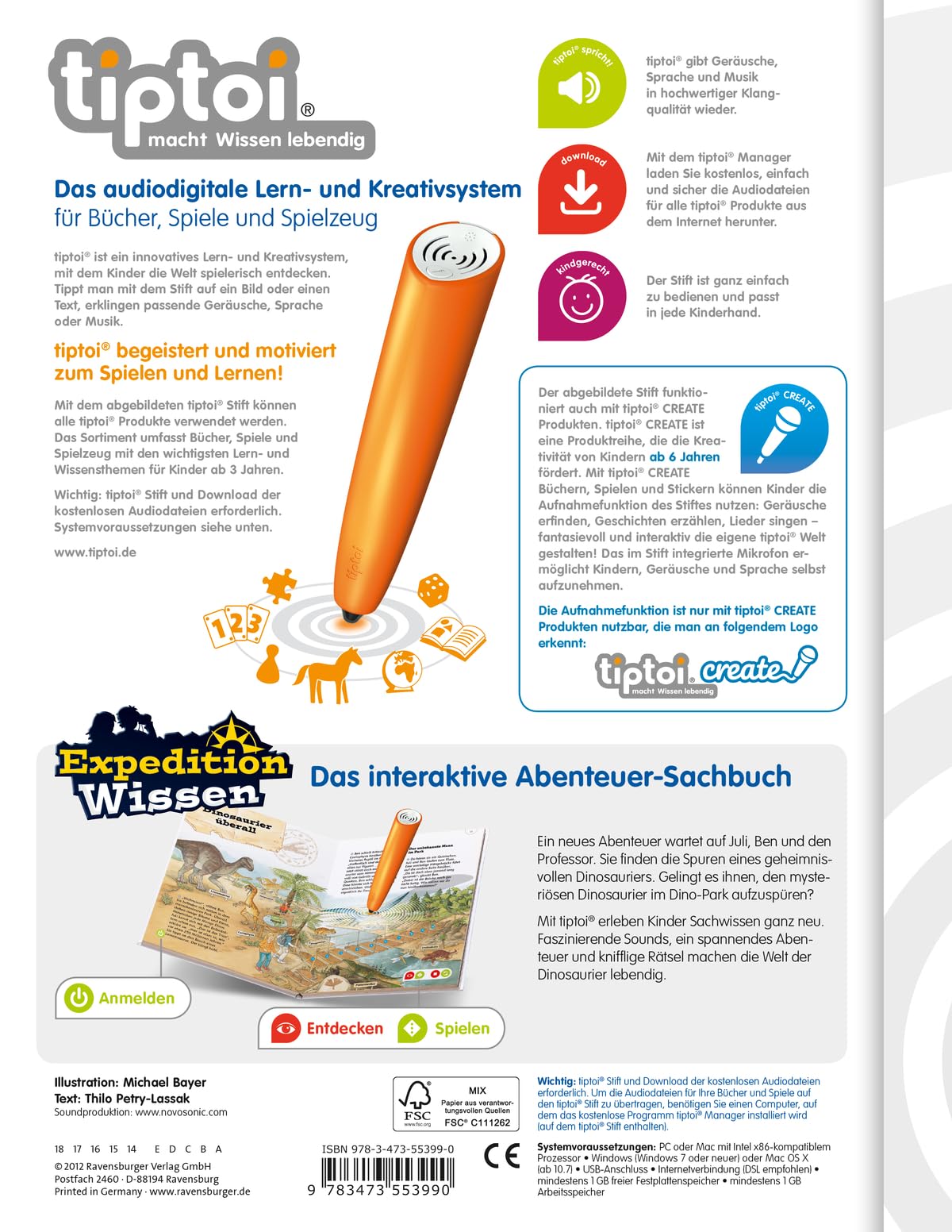 tiptoi® Expedition Wissen - Dinosaurier: Das Abenteuer Sachbuch