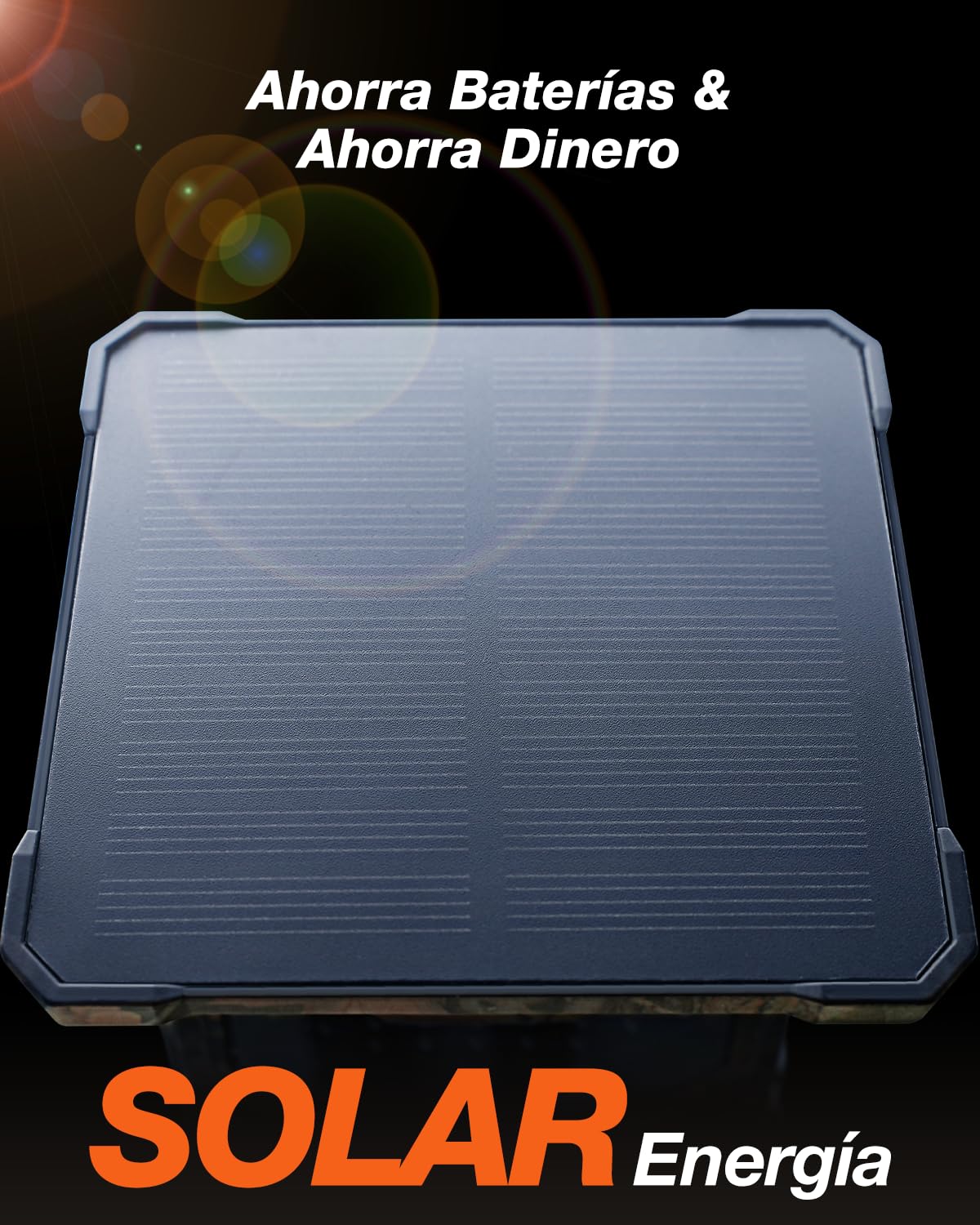 iZEEKER Cámara de Caza Solar, 4K 30fps 48MP Cámara Caza Nocturna con Batería de 2600 mAh 850nm IR LED Brillo Impermeabile IP66 para Vigilancia de la Vida Silvestre y Seguridad Interior