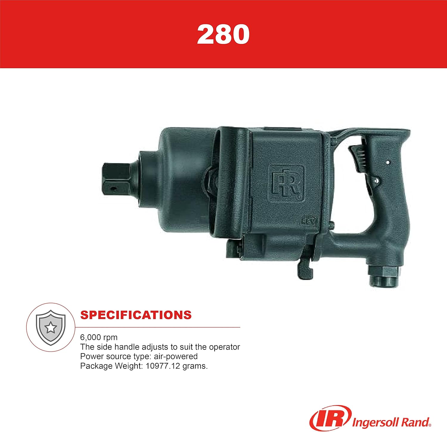 Ingersoll Rand Ingersoll-Rand 280 Super Duty 1-Inch Pneumatic Impact Wrench, 280 - Standard Anvil