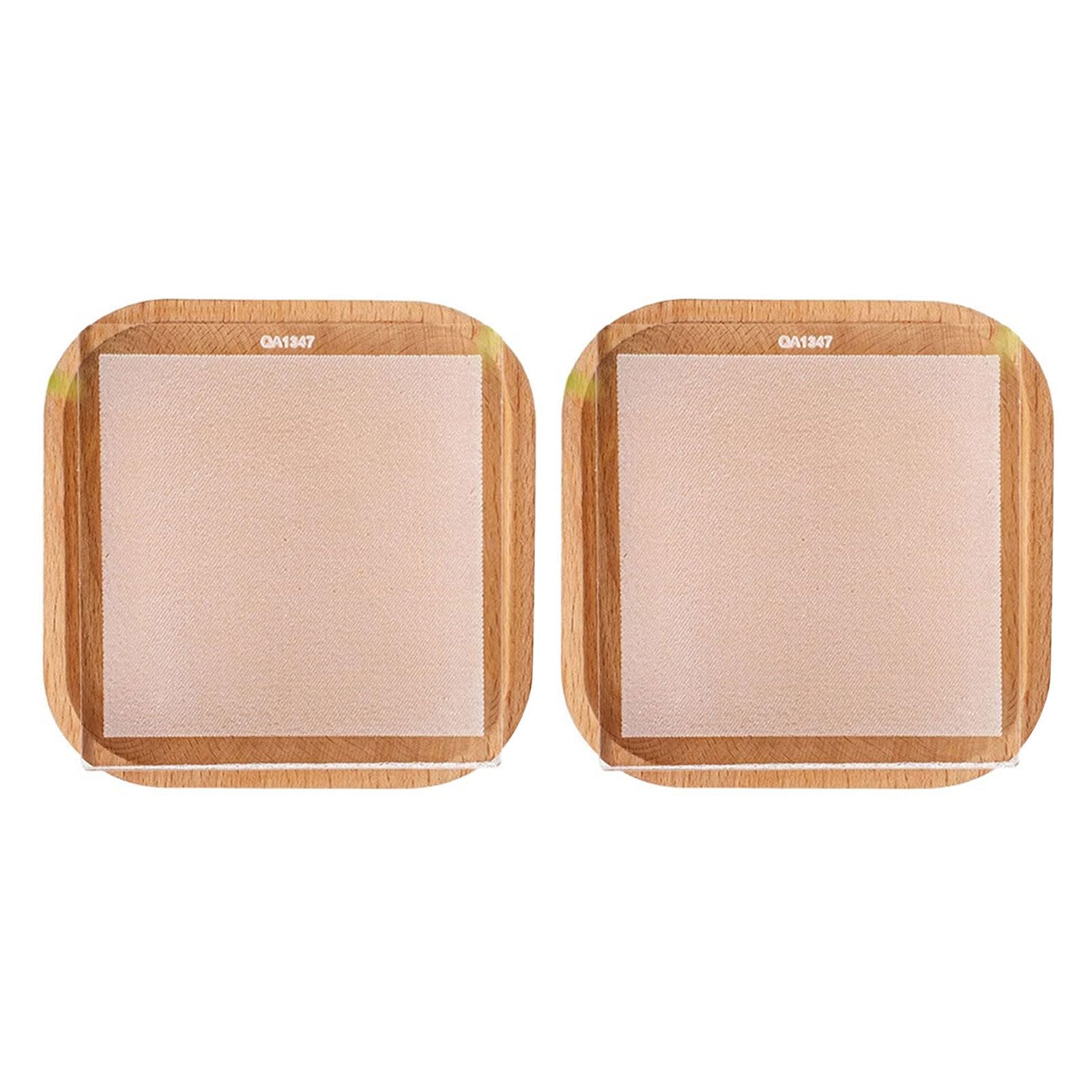 Hsioluted Embossed Leather Texture Cakes Molds Baking Artistic Acrylic Lace Stamp for Fondant Cakes and Dessert Embellishment Pastries Embosser